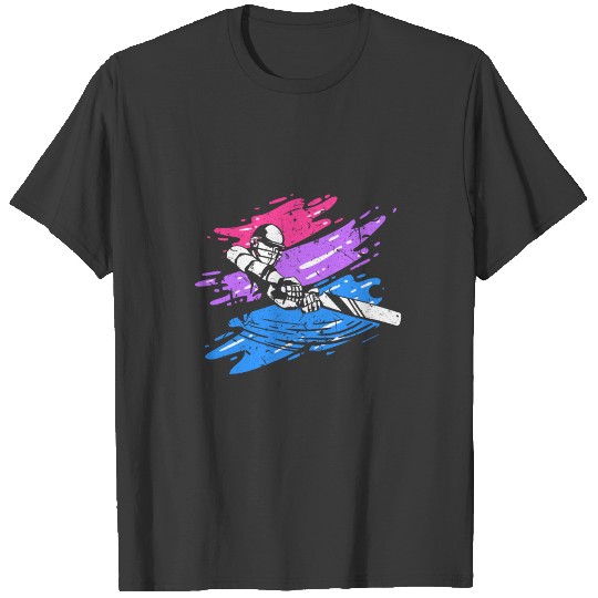 Cricket Batsman Player Gift Ideas T-Shirt T-shirt