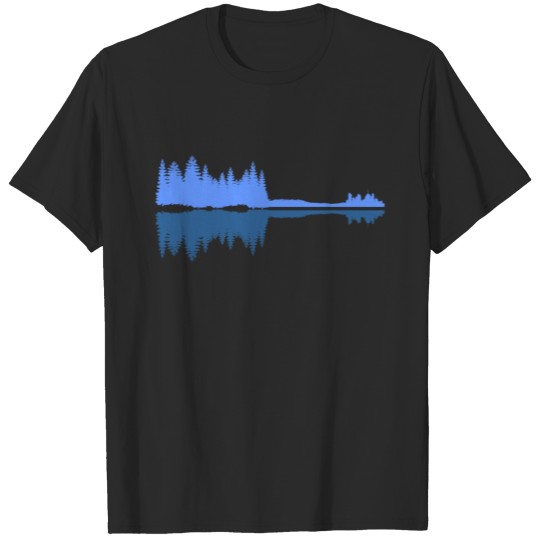 Discover Nature Guitar T-Shirt Guitar and Nature Lover Tee T-shirt