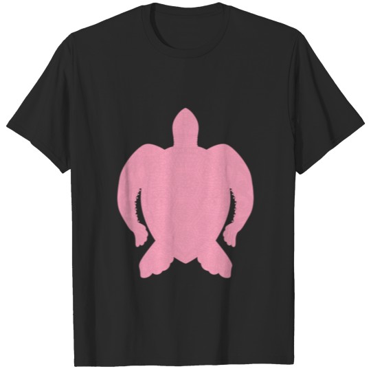 Discover Big Pink Turtle Tribal Art Tribe Floral Paleo T-shirt