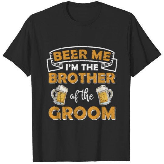 Discover Groom Brother Party T-shirt
