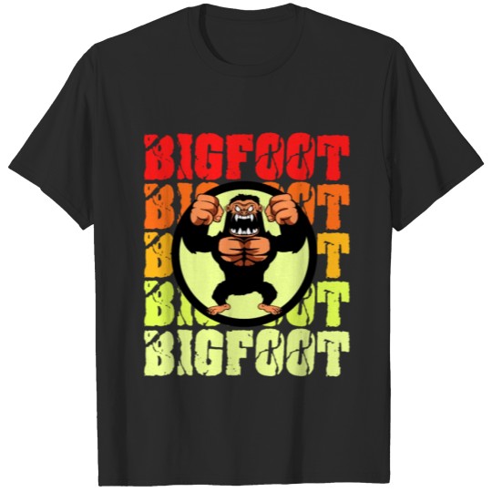 Discover Bigfoot Sasquatch Big Foot Hide Seek Champion Yeti T-shirt