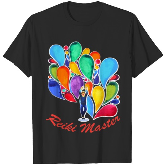 Discover Reiki Master Chakra healing Energy Healer figure T-shirt