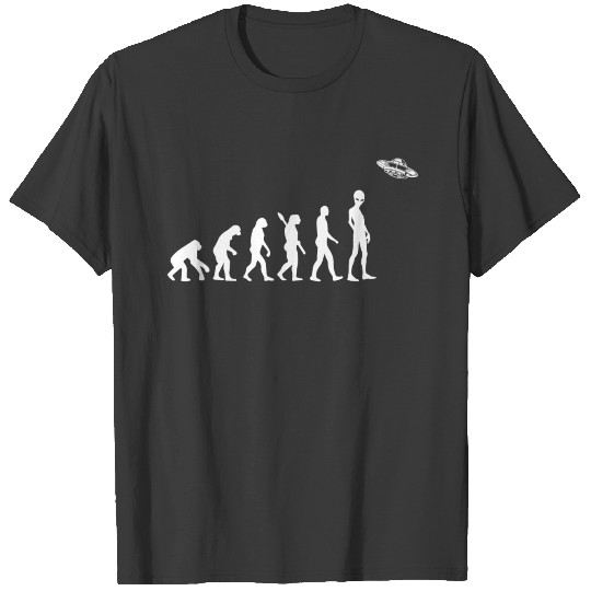 Alien evolution ufo space ship kosmos area 51 T-shirt