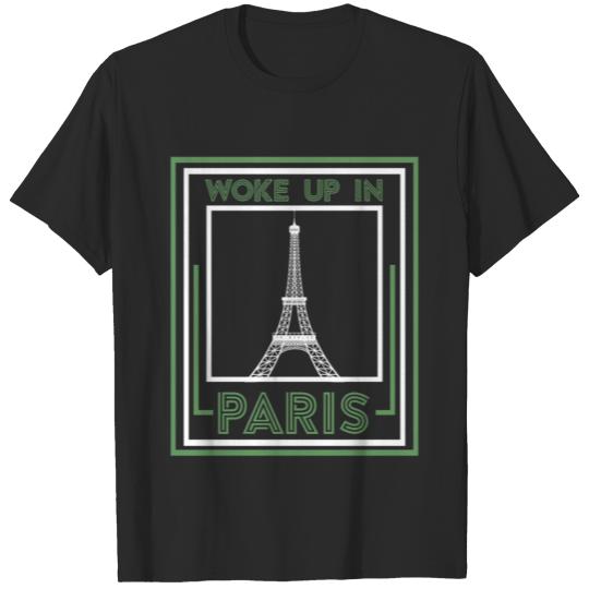 Discover Paris France Capital City Eiffel Tower Vacation T-shirt