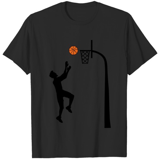 Discover jump basketball basket throw play club fun sport p T-shirt