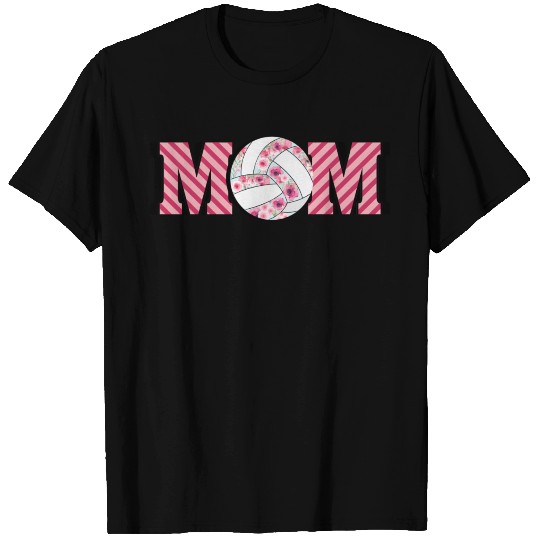 Volleyball Mom Floral T-shirt