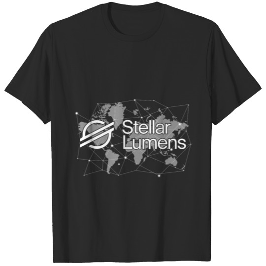 Discover Stellar XML Crypto Trader World Map T-shirt