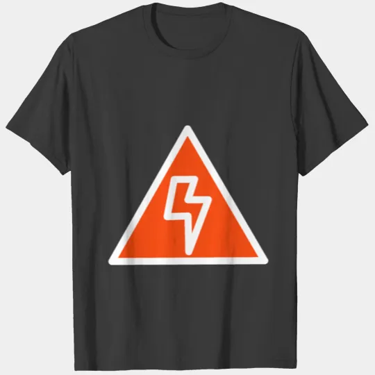Orange lightning T-shirt