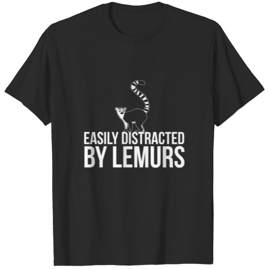 Discover Easily Distracted By Lemur Lovers T-shirt