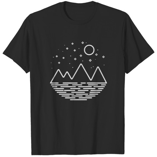 Discover Mountain Star Line T-shirt