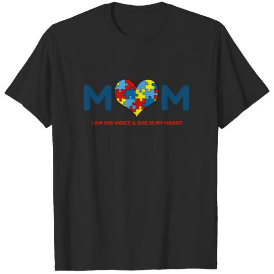 Discover Mom Autism T Shirt Awareness Be Kind Gift T-Shirt T-shirt