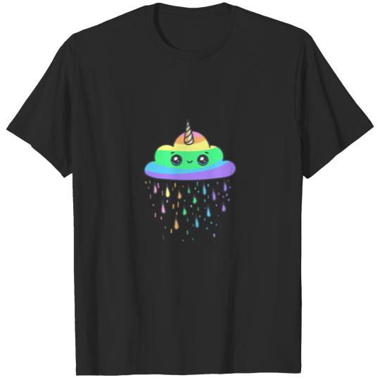 Discover Rainbow Unicorn Cloud T-shirt