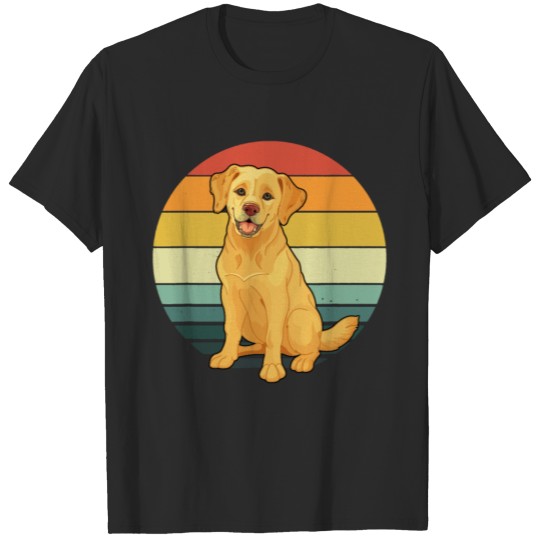 Discover Golden Retriever Dog Shirt Retro Vintage 70s T-shirt