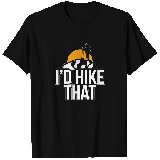 Hiking Climbing Mountaineering Outdoor Gift T-shirt