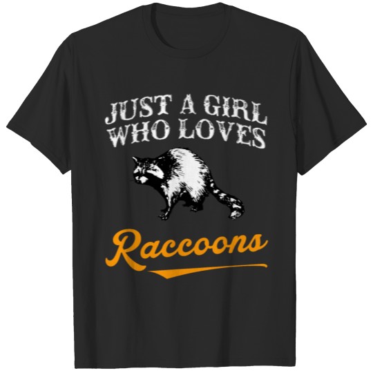 Discover Raccoons Shirts For Girls T-shirt