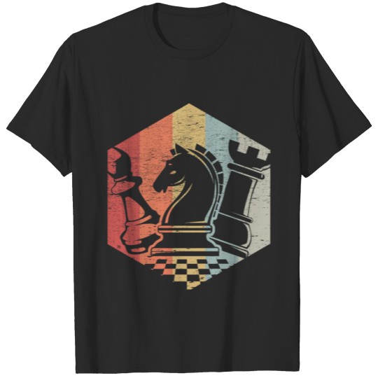 Discover Vintage Chess, Retro Chess Player Gift T-shirt