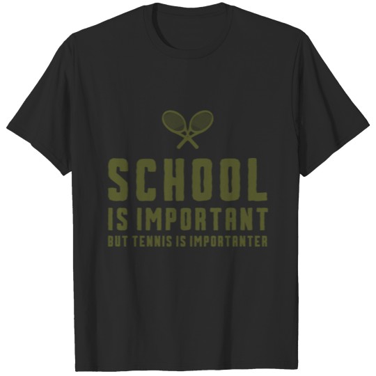 Discover School Tennis Tennis Racket Tennis Ball Gift T-shirt