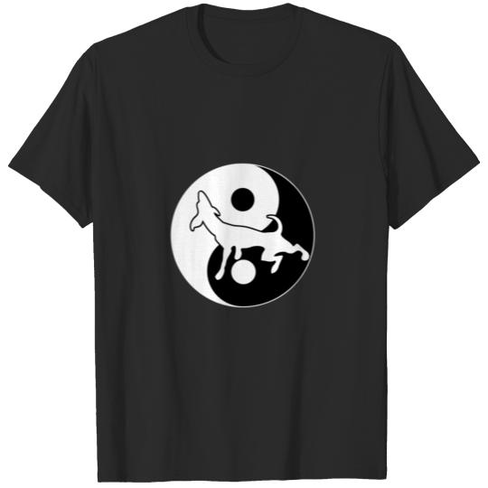 Discover Hunting product - Ying Yang Coonhound - Mens T-shirt