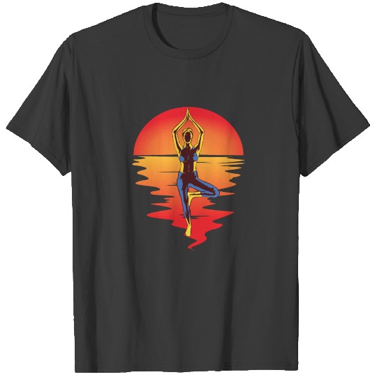 Yoga Sunset Women T-shirt