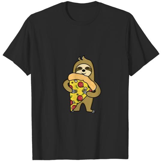 Discover Sweet Pizza Sloth Animal Gift Idea Women Men Kids T-shirt