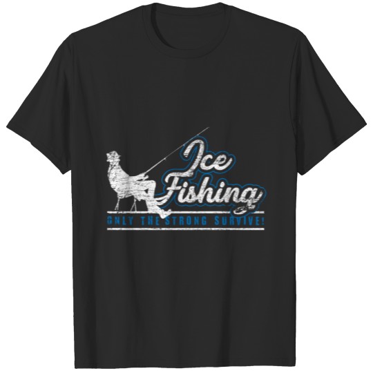 Discover Ice Fishing Weakness T-shirt