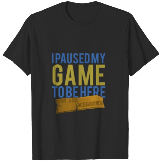 Discover Paused Game Roleplay T-shirt