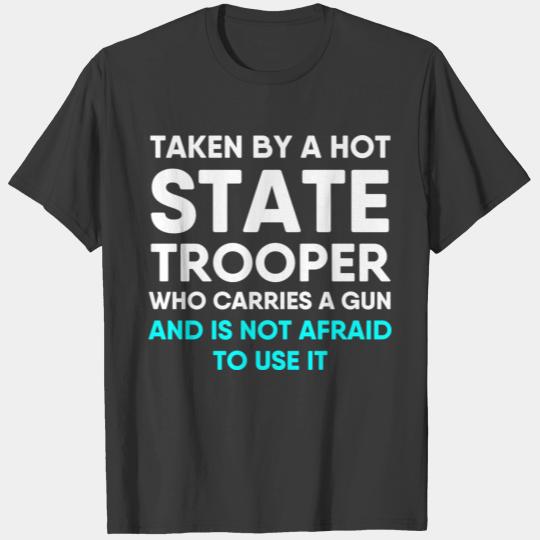 State Trooper Girlfriend Boyfriend Wife Husband T-shirt