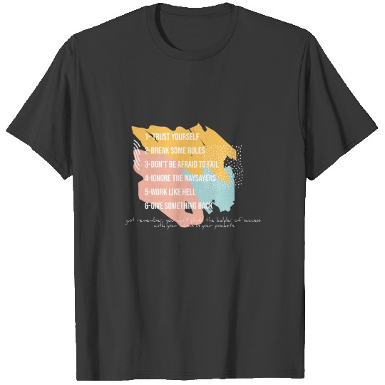 Success Rules Arnold Schwarzenegger T-shirt