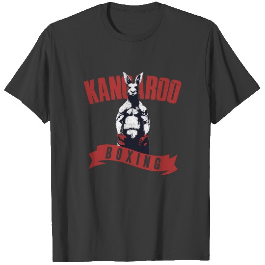 kangaroo boxing shirt gift idea australia animal T-shirt