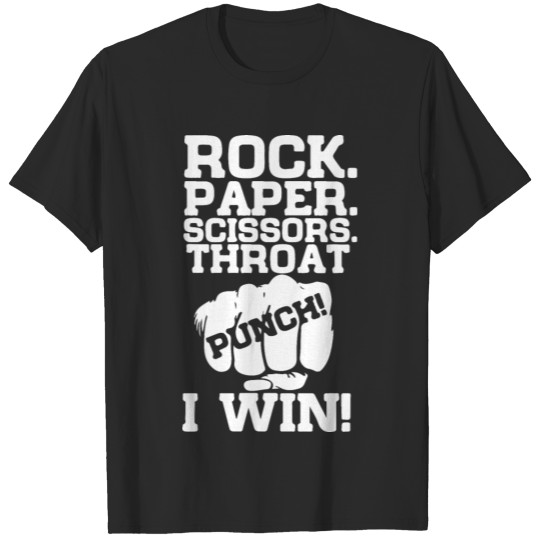 Discover rock paper scissors T-shirt