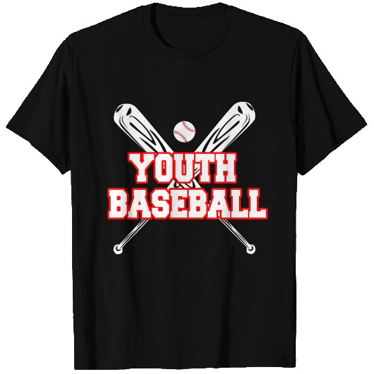 Baseball Youth Kids Bat T-shirt