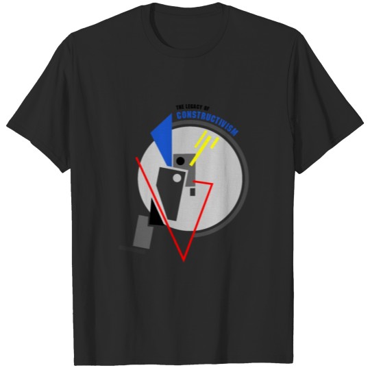 Discover Geometrical pattern in constructivism style T-shirt