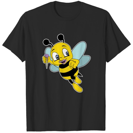 cute Bee maja ice cream insect gift animal honey T-shirt