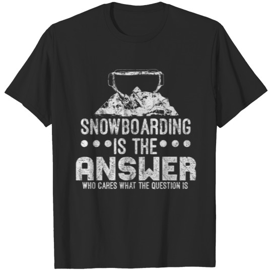 Discover Snowboard Winter T-shirt