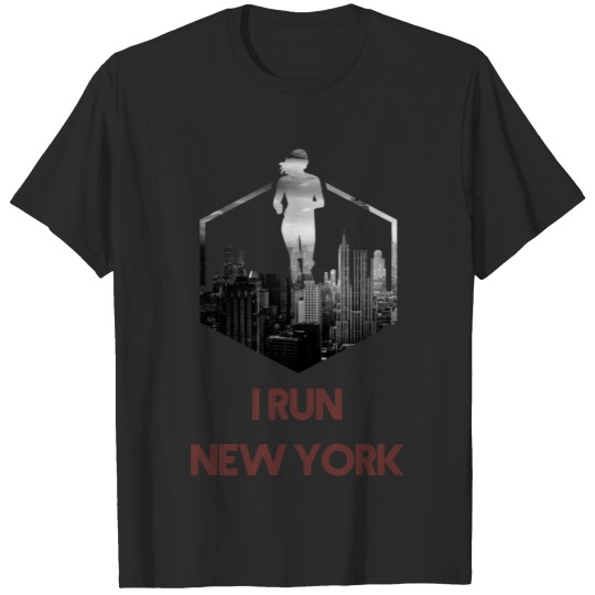 Discover I Run New York - New York Running Design T-shirt