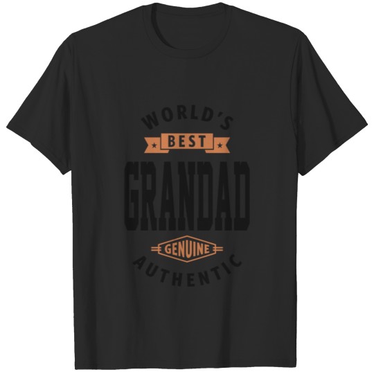Discover World's Best Grandad T-shirt