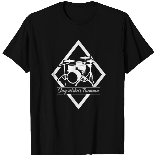 Jug Alskar Trumma Drum 'n' Bass Present Gift Idea T-shirt