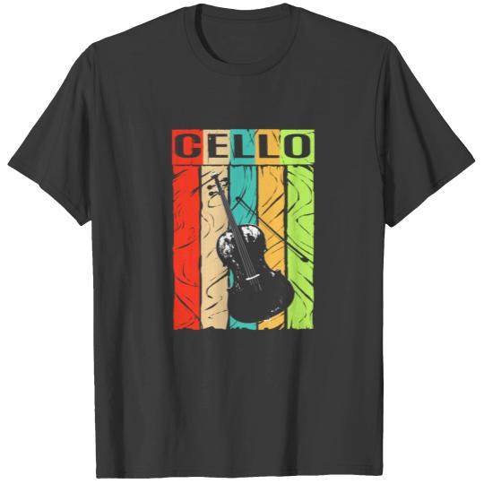 Cello Double Bass Music Teacher Symphony Violin T-shirt