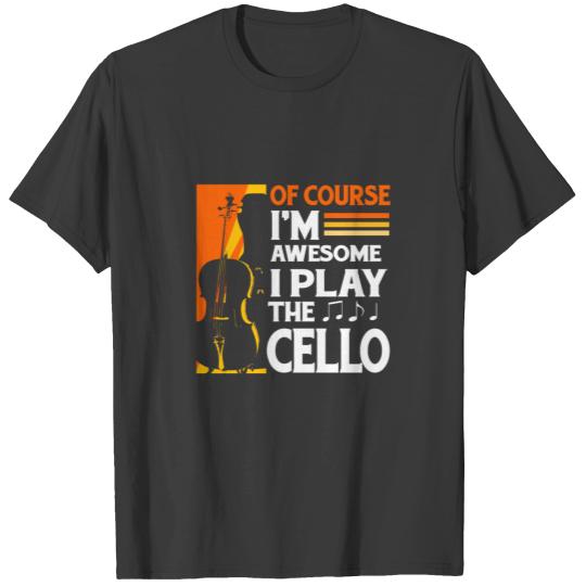 Cello Double Bass Music Teacher Symphony Violin T-shirt