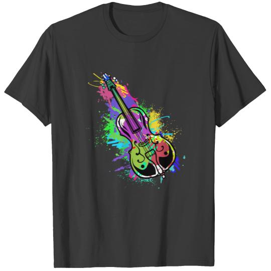 Cello Double Bass Music Teacher Symphony Violin T-shirt