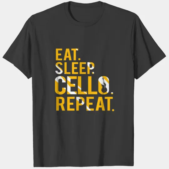 Cello Double Bass Music Teacher Symphony Violin T-shirt