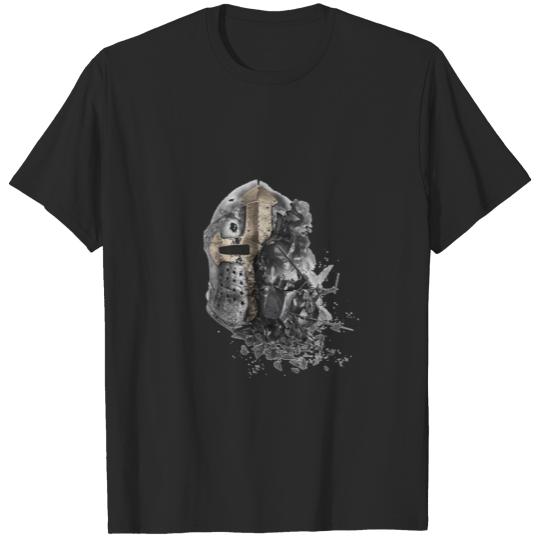 Discover Knight Helm T-shirt