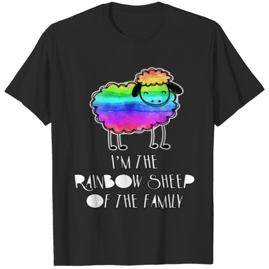 Discover LGBT Sheep product I'm The Rainbow Pet Owner T-shirt