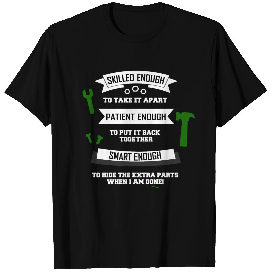 mechanic mechatronics gift car saying job Present T-shirt