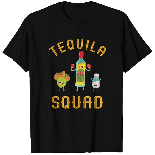 Tequila Squad Funny Drinking Cinco De Mayo Gifts T-shirt