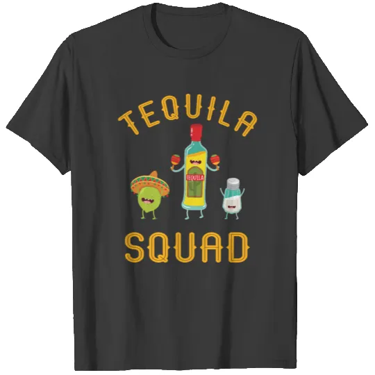 Tequila Squad Funny Drinking Cinco De Mayo Gifts T-shirt