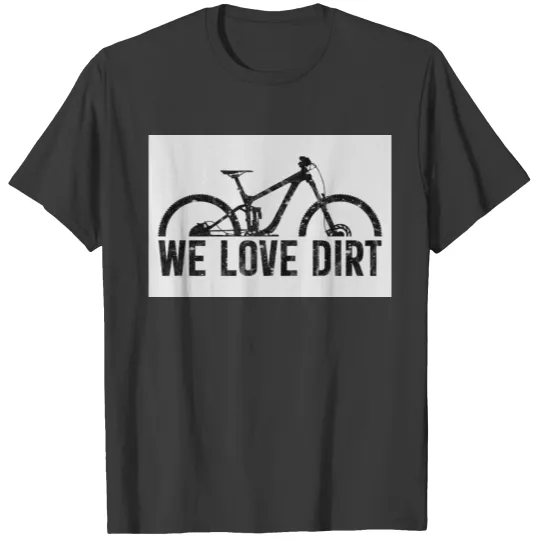Discover mountain bike cycling bicycle downhill MTB poster T-shirt