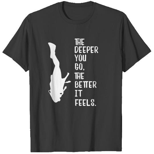 Diving dive ocean scuba snorkeling idea present T-shirt