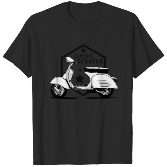 Discover Scooter Motor Bike Motorcycle E-Bike Bicycle Gift T-shirt