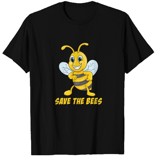 Save The Bees Comic Beekeeper Environmentalist T-shirt